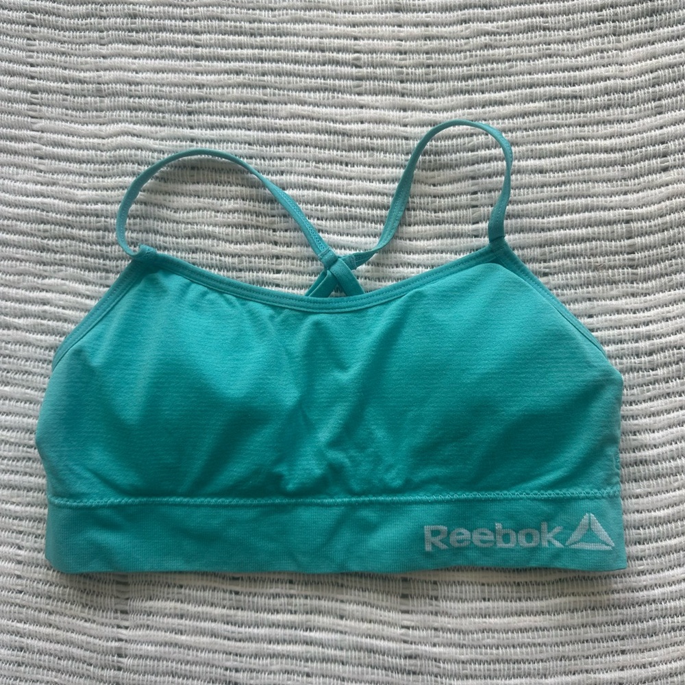 Reebok Girl’s Teal Sports Bra - Light Support